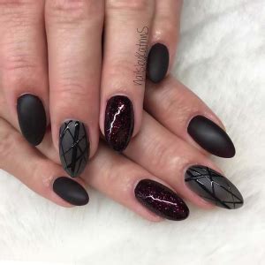 Edgy Matte Black Nails To Inspire You Stayglam Stayglam