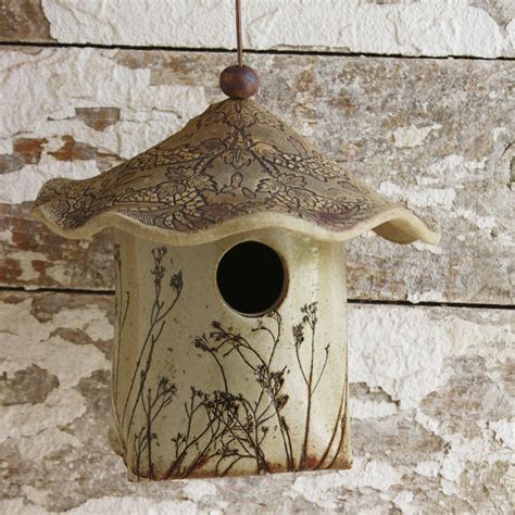 Slab Built Ceramic Bird House Ceramic Birdhouse Bird House Kits