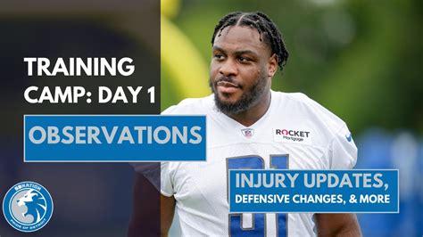 Day At Detroit Lions Training Camp What You Need To Know Youtube