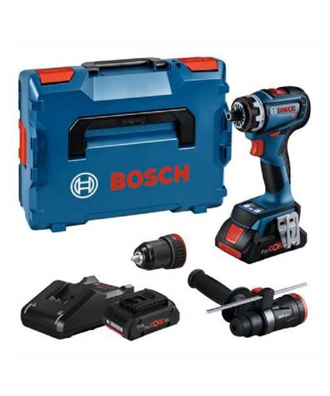 BOSCH aku bušilica GSR 18V 90 FC 2xAku 18V ProCORE 4 0Ah nastavci