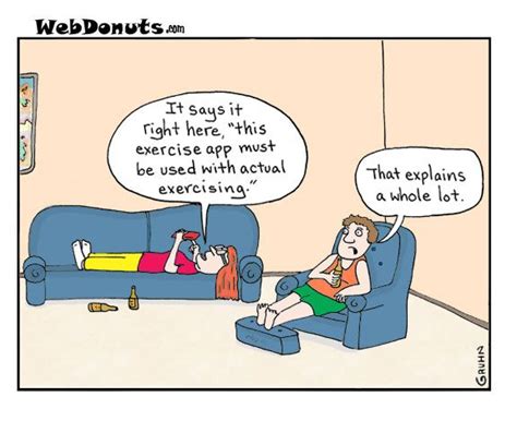 Exercise Cartoon Webdonuts Webcomics Muscle Building Women Workout