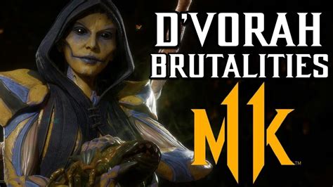 Mortal Kombat 11 D Vorah Brutalities YouTube