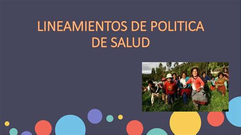 Lineamientos De Política De Salud Jasmine Flores Udocz