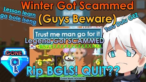 I GOT SCAMMED RIP BGLS NEW META SCAM BEWARE GROWTOPIA YouTube