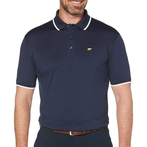 Jack Nicklaus Mens Solid Golf Polo Shirt 16w Short