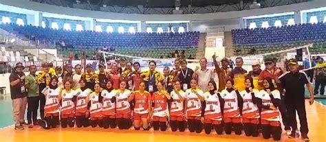 Menang 31 Tim Voli Putri Lampung Melenggang Ke Semi Final Forwil Xi