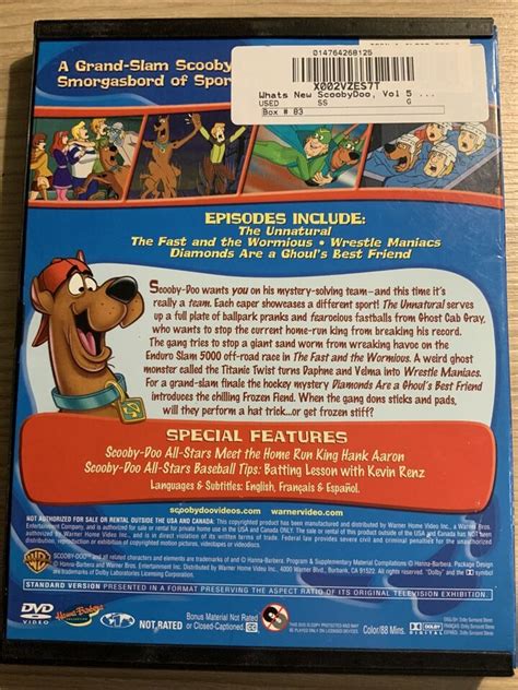 What S New Scooby Doo 5 Sports Spooktacular DVD 2001 14764268125 EBay