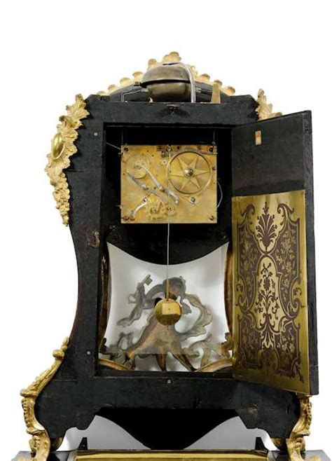 BOULLE PENDULE AUF SOCKEL Louis XV Frankreich Bern Um 1750