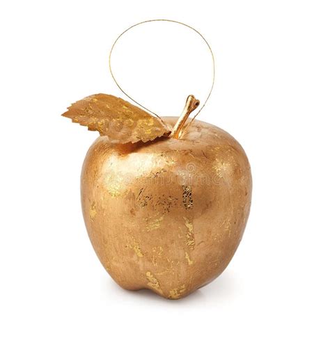 Gold Apple Stock Photo Image Of Reflection Golden Gold 20202518