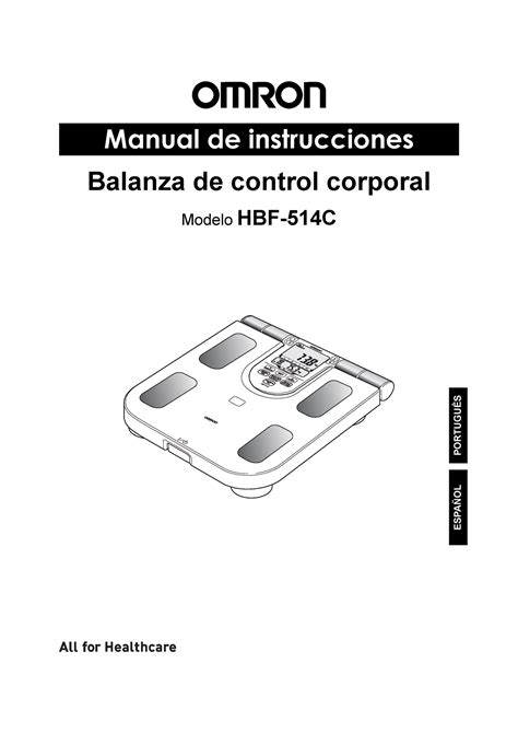 Manual Omron Apuntes Manual De Instrucciones Balanza De Control