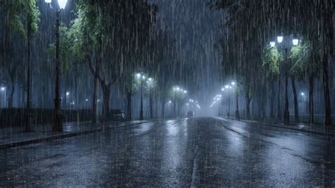 HEAVY RAIN At Night To Sleep Beat Insomnia Rain Sounds For Sleeping