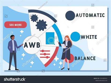 Awb Automatic White Balance Acronym Business Stock Vector Royalty Free