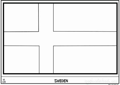 Norwegian Flag Coloring Pages