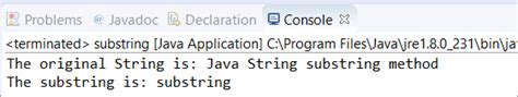 Java Substring Method Tutorial With Examples