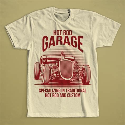 Hot Rod Graphic T Shirt