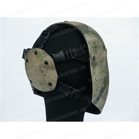 Full Face Hockey Type Airsoft Mesh Goggle Mask A Tacs Camo For 3989