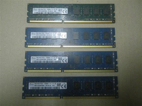 Yahoo オークション 8GB4枚SK hynix PC3L 12800U HMT41GU6DFR8A