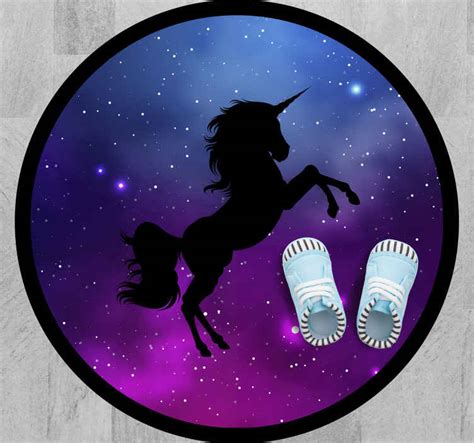 Kids space unicorn majestic kids vinyl carpet - TenStickers