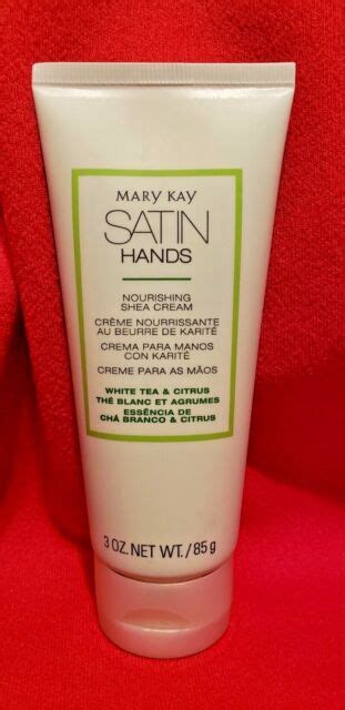 Mary Kay Satin Hands NOURISHING SHEA CREAM WHITE TEA CITRUS 3 Oz