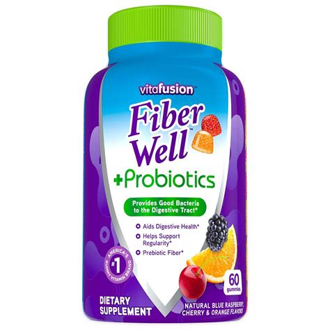 Vitafusion Fiber Well Probiotics Gummies For Adults Walgreens