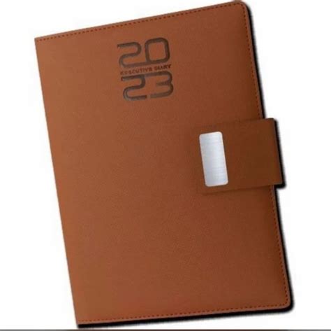 Perfect Bound Pu Leather Cover Promotional Executive Dairy With