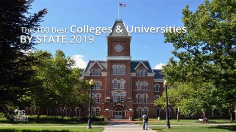 The 100 Best Colleges and Universities by State 2018–2019