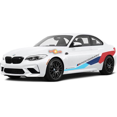 Bmw M Power M Performance Huge Side New Vinyl Decals Stickers For M4 M2 M5 M3 Custom Decals