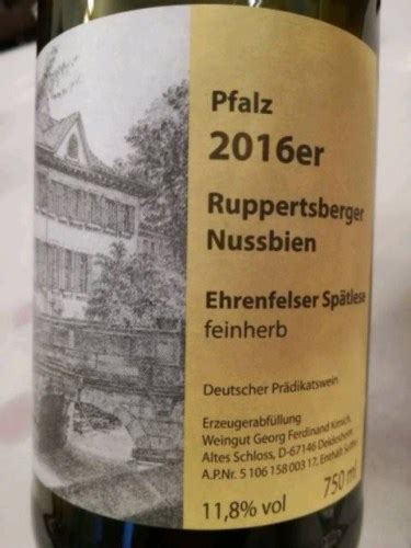 Weingut Georg Ferdinand Kimich Ruppertsberger Nussbien Ehrenfelser