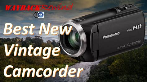 Why A Year Old Panasonic Hc V Is Best New Camcorder For Youtube