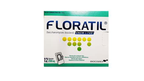 Floratil 200mg 12 Cápsulas