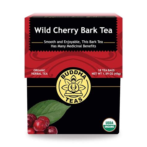 Amazon Buddha Teas Organic Wild Cherry Bark Tea OU Kosher USDA