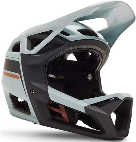 Fox Kask Rowerowy Full Face Proframe Rs Racik Mips Błękitny Czarny