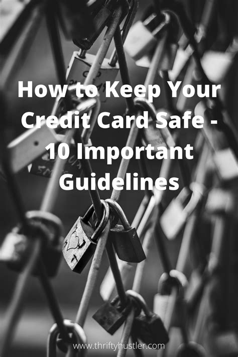 How To Keep Your Credit Card Safe 10 Important Guidelines Credit