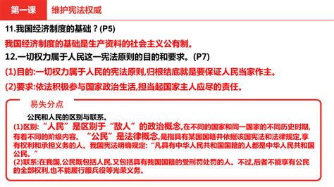 2022年中考道法一轮复习课件 八下第一单元坚持宪法至复习课件（70张ppt） 21世纪教育网