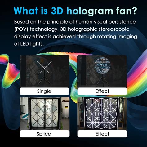 Nake Eye 3d Hologram Fan Indoor Outdoor Holographic Led Fan 3d Hologram