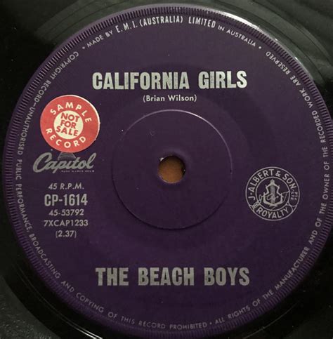 The Beach Boys – California Girls (Vinyl) - Discogs