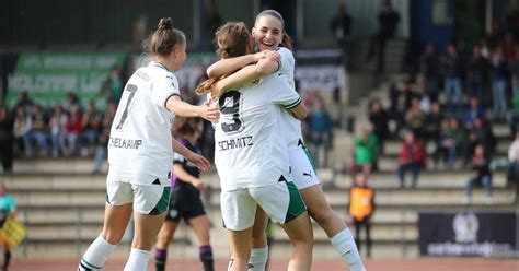 Frauen Fußball Borussia Mönchengladbach besiegt zum Auftakt SG Andernach