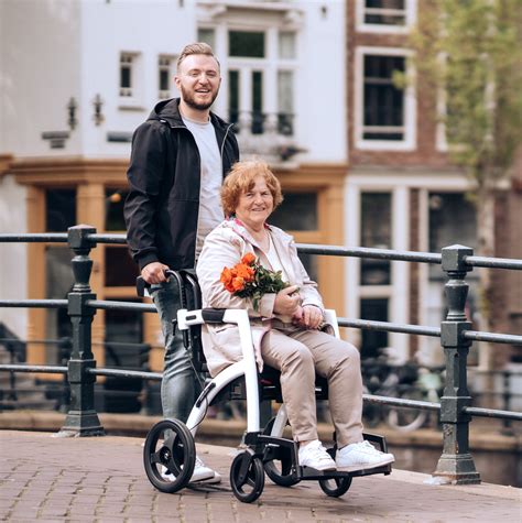 Saljol Rollz Motion Rollator Rollstuhl Pebble White Homann