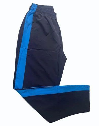 Male Men Navy Blue NS Lycra Track Pant Striped At Rs 130 Piece In