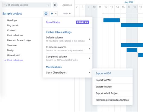 Export Gantt Chart GoodGantt Knowledge Base