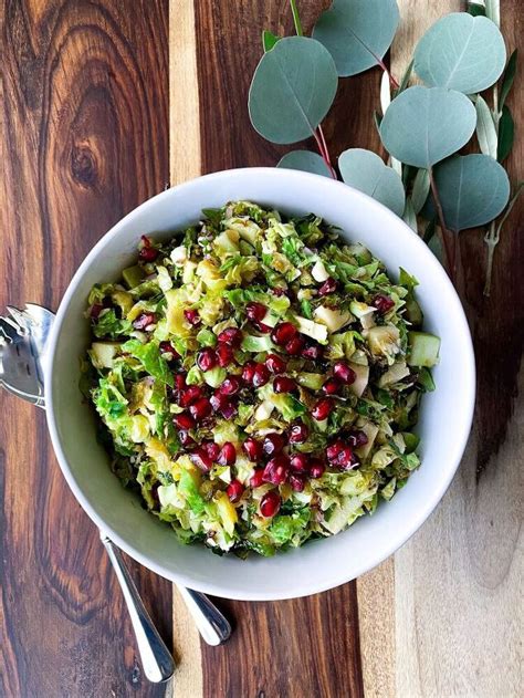 Brussel Sprout Salad With Honey Citrus Vinaigrette Foodtalk