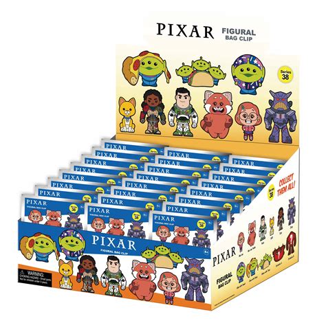 DISNEY PIXAR Series 38 Figural Bag Clips Blind Bag Opening