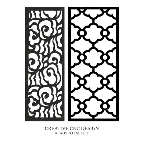 Premium Vector Cnc Jali Door Laser Cutting Design Pattern Vector