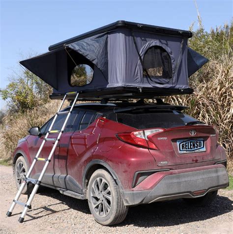 Aluminum Hard Shell Roof Top Tent Upright