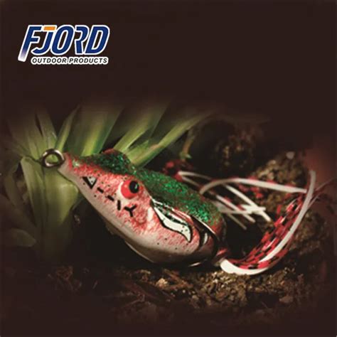 Fjord Factory Price Topwater Kicking Jumping Frog Lures For Snakehead