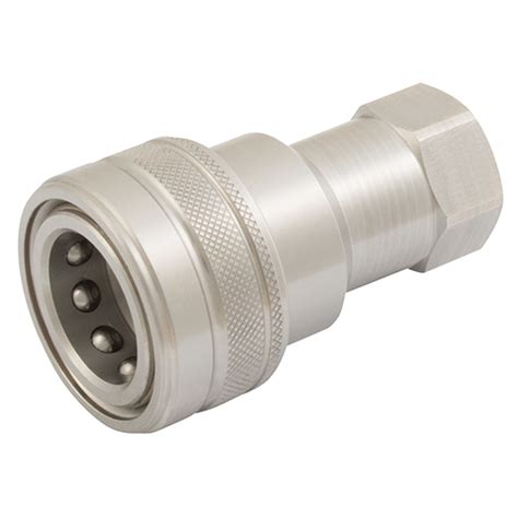 Coupling BSPP PBVX Series ISO B Stainless Steel Couplings Hydraulic