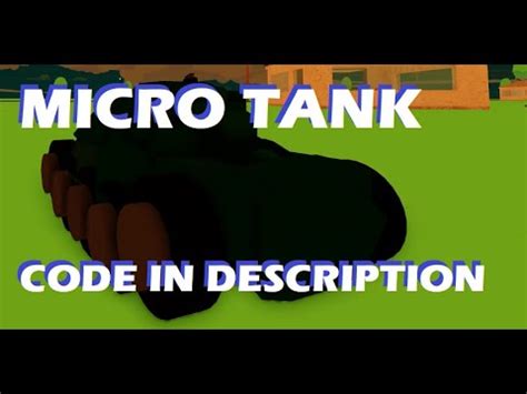 Road To Gramby S MICRO TANK Code In Description YouTube