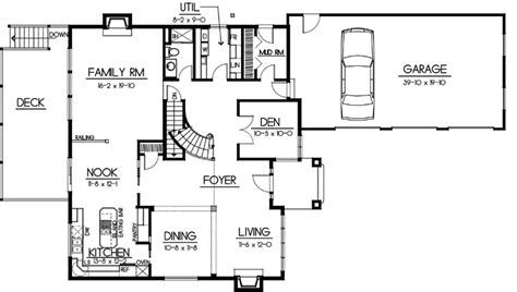 L Shaped Farmhouse Floor Plans Open Concept Modern Farmhouse Plan With Loft