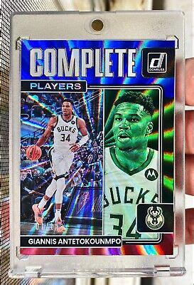 Panini Donruss Giannis Antetokounmpo Complete Players Red And Blue