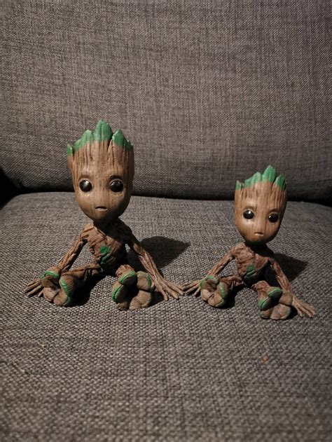 40 Off 3d Printed And Hand Painted Baby Groot Etsy Uk